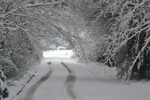 Snowy road