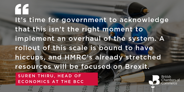 BCC research highlights need to delay Making Tax Digital