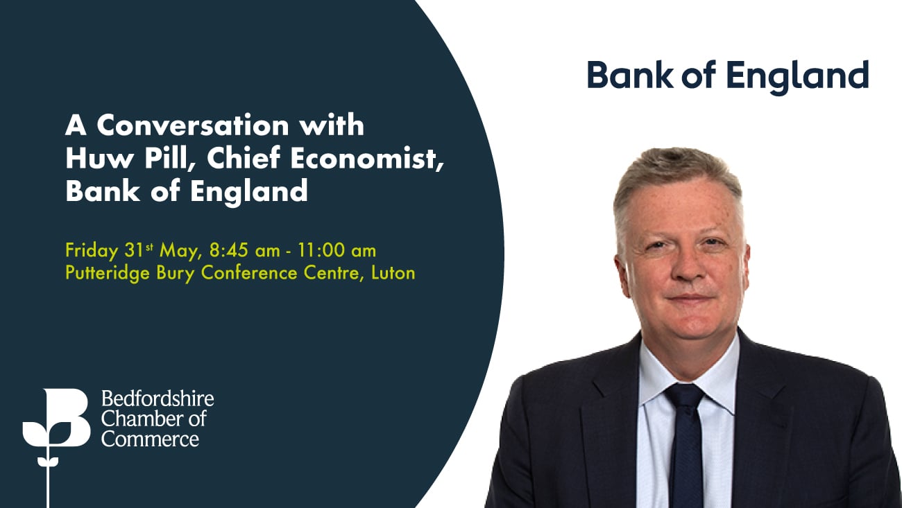 Beds Chamber Members to Meet the Bank of England – and You Can Be There