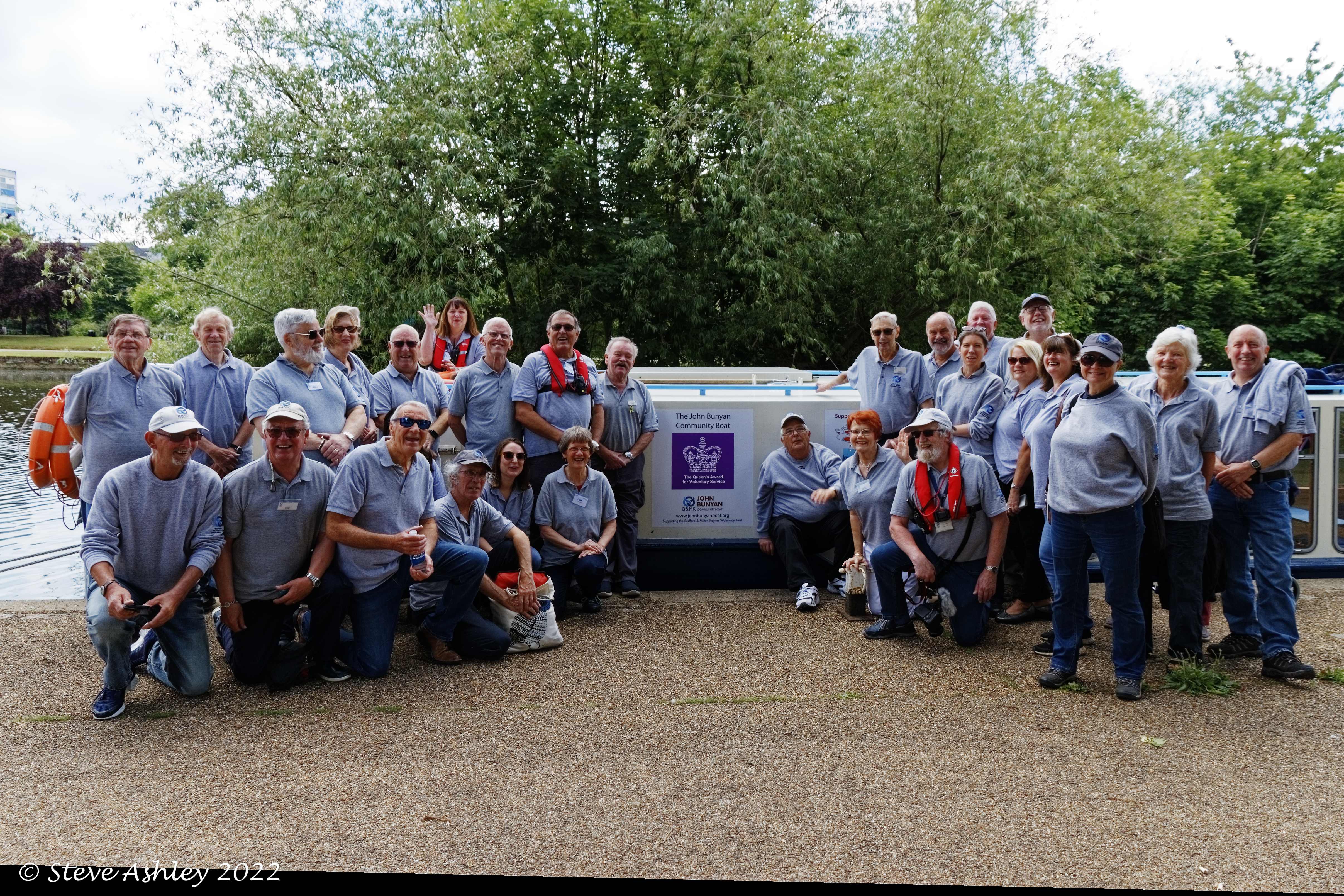 The John Bunyan Community Boat receives The Queen’s Award for Voluntary Service