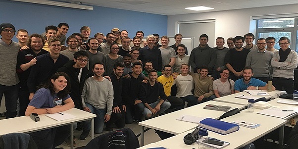 Former F1 World Champion inspires Cranfield Motorsport MSc students