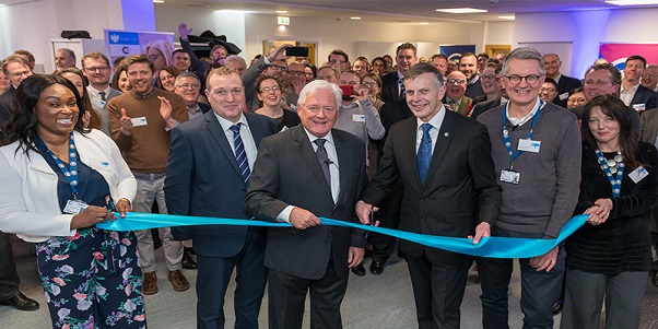 Barclays Chairman opens new aviation technology hub at Cranfield University