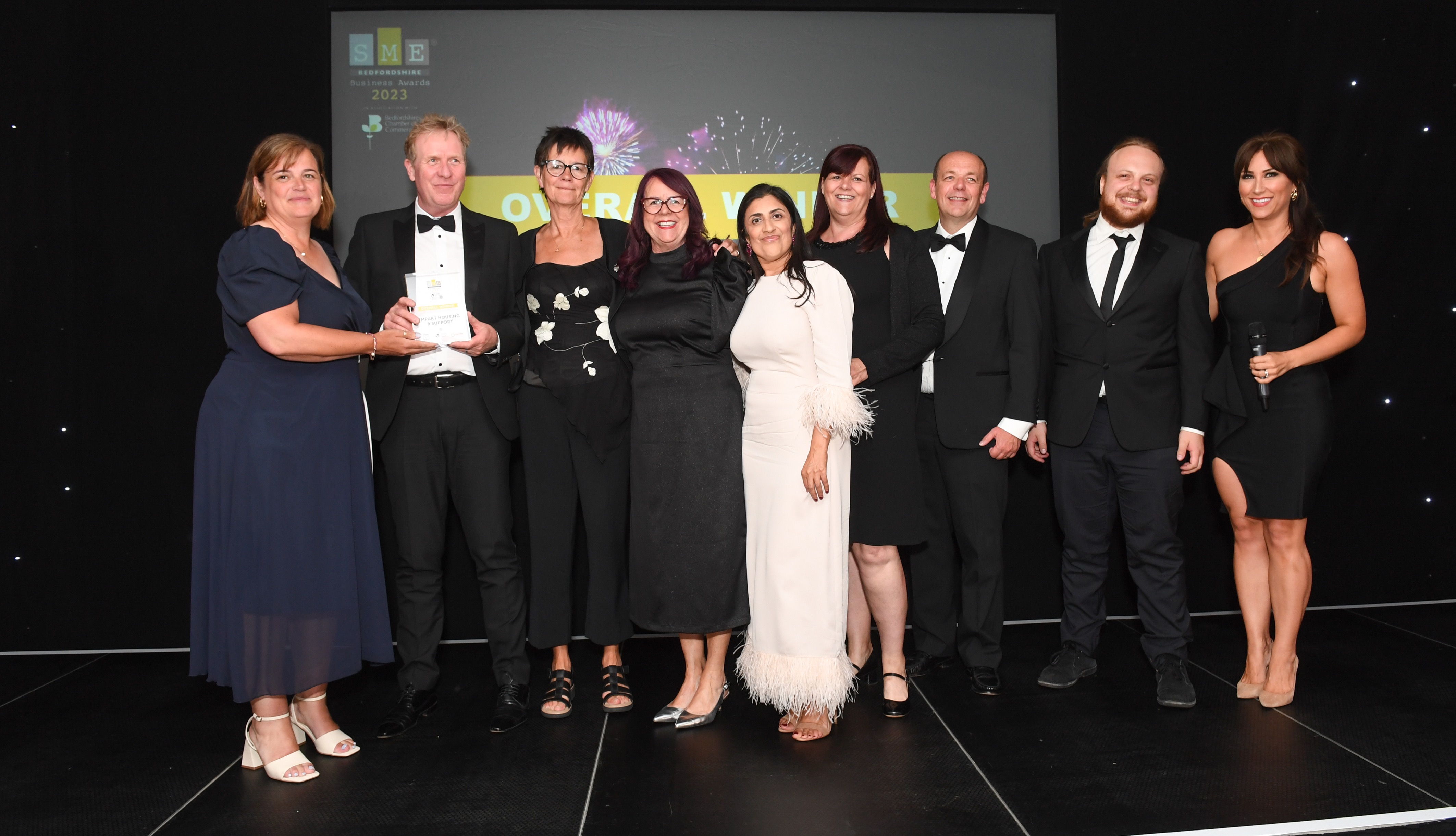 IMPAKT Housing & Support Winner at Bedfordshire SME Awards 2023