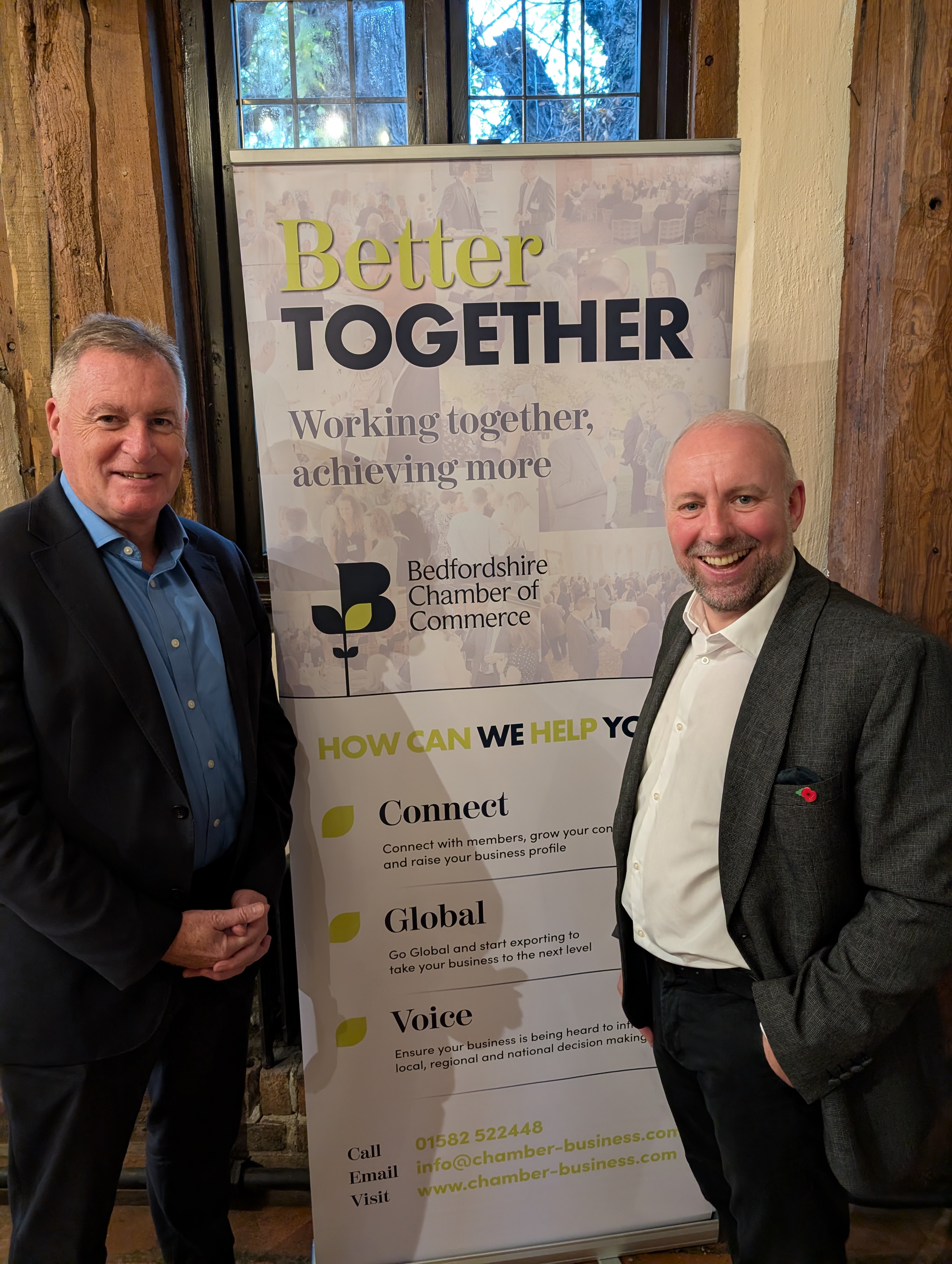 Wenta and Bedfordshire Chamber of Commerce form strategic partnership to boost local business support across Bedfordshire