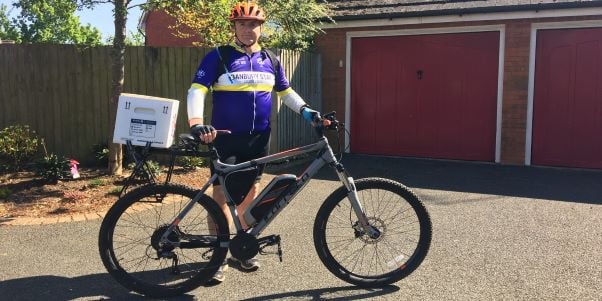 Peli BioThermal’s Paul Terry’s Pedal Powered Deliveries Helps Housebound During Covid-19 Lockdown
