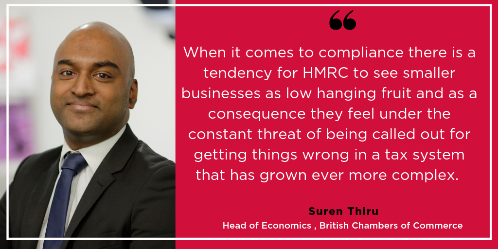 BCC: Small businesses don’t see UK tax system as level playing field