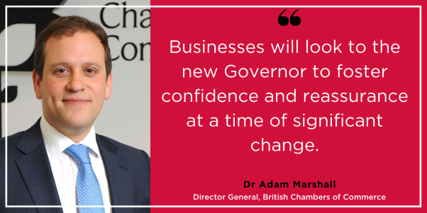 BCC comments on appointment of new Bank of England Governor